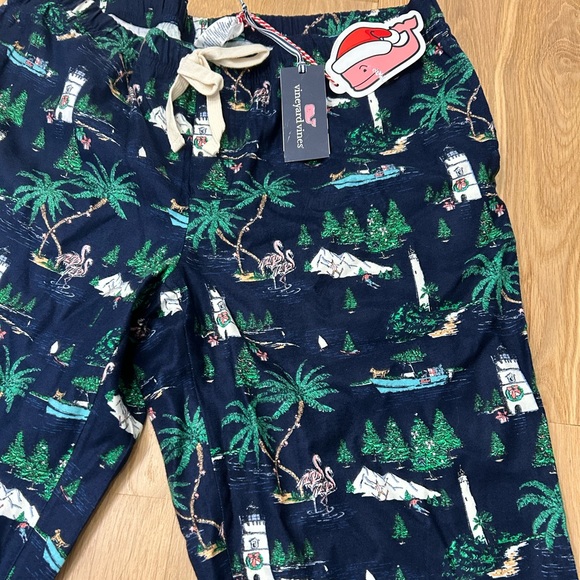 Vineyard Vines Nautical Navy Loungewear Flannel Lounge Pants Pajamas Size XL - Picture 3 of 4